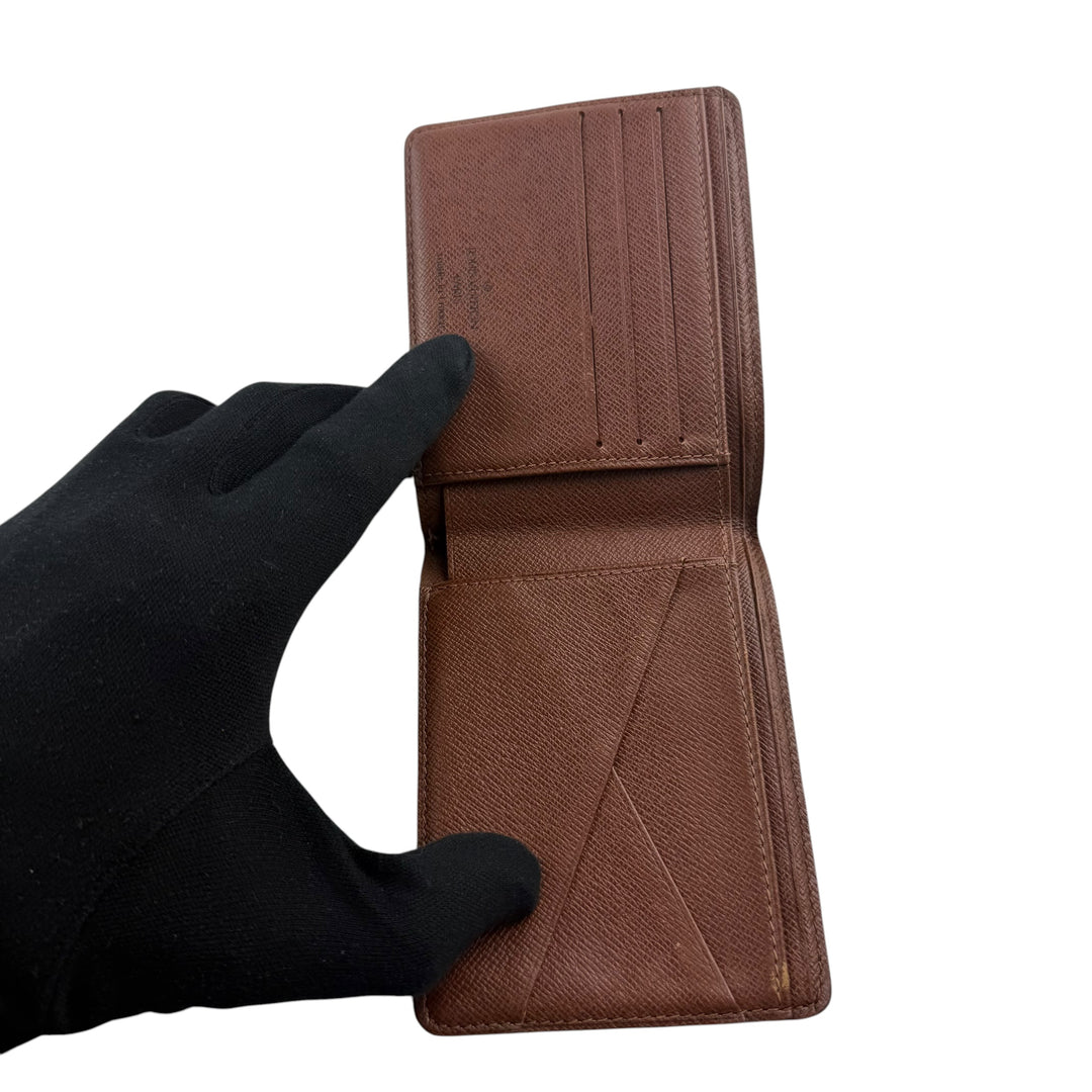 Louis Vuitton Vintage Bifold Brown Monogram Wallet