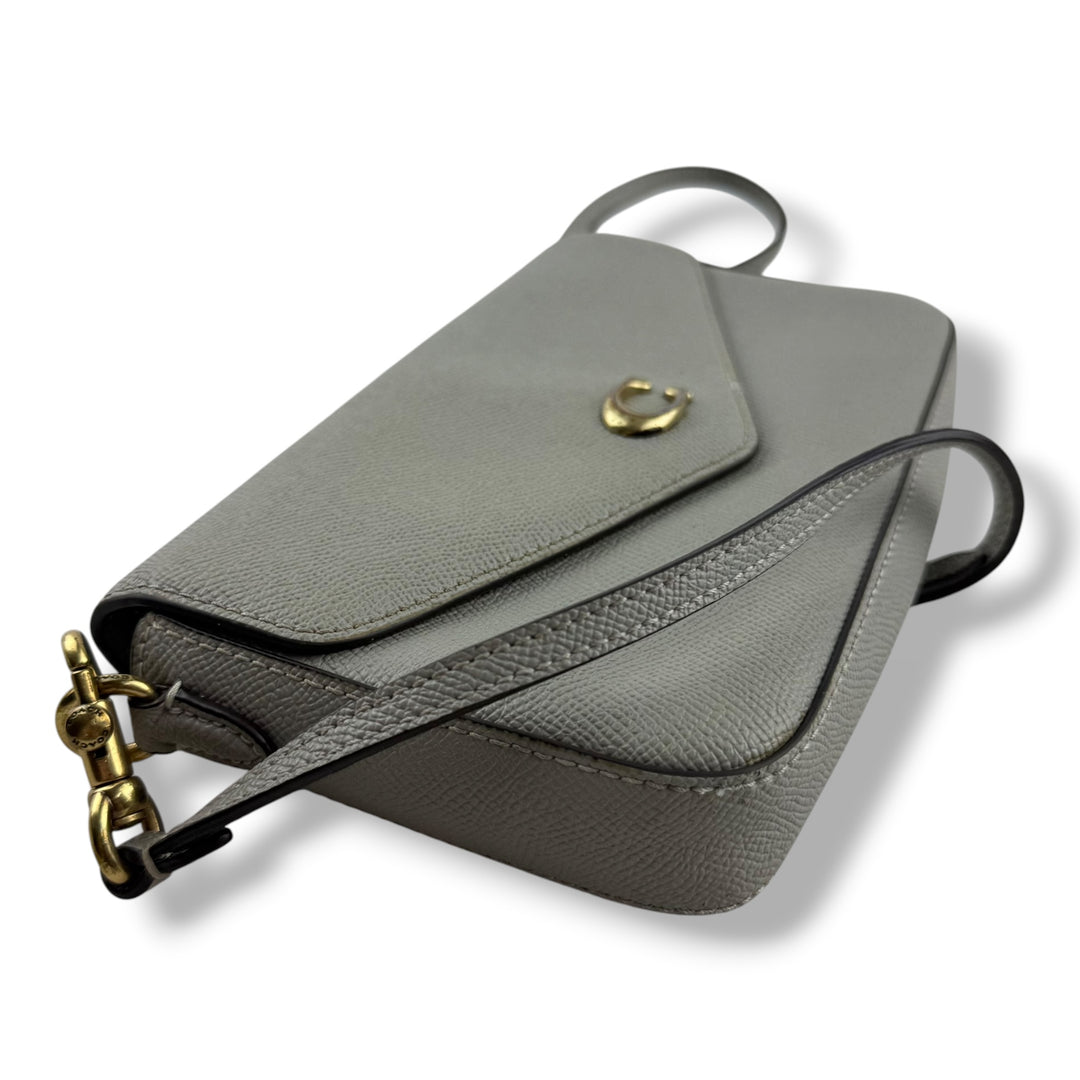 Coach Wyn Grey Leather Crossbody Handbag