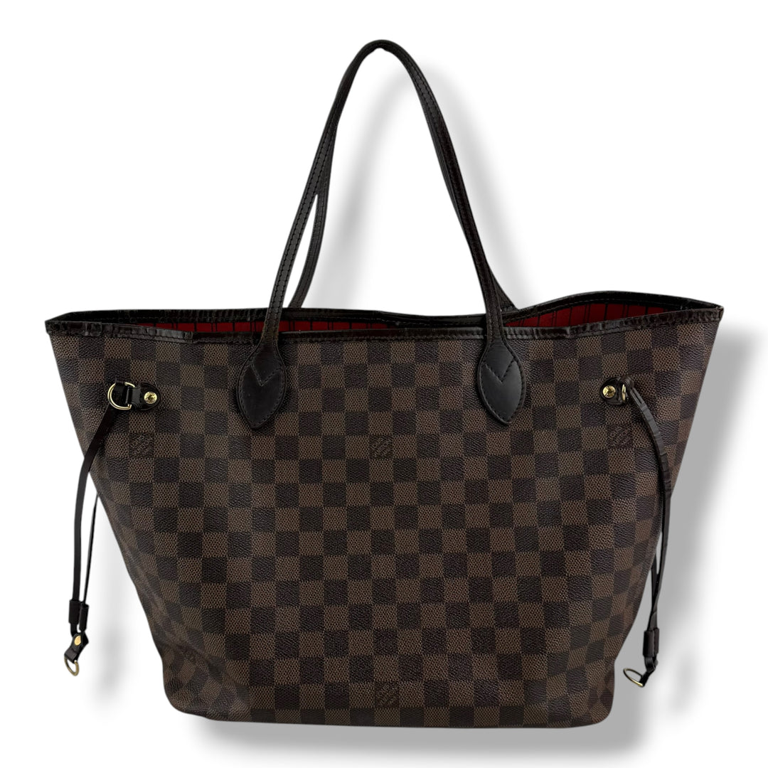 Louis Vuitton Brown Damier Neverfull MM Handbag