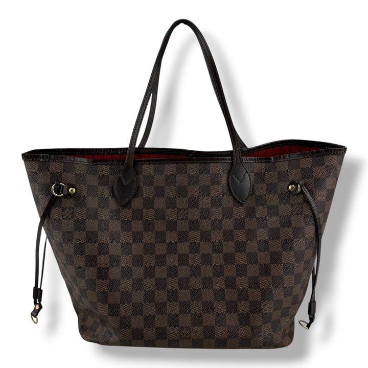 Louis Vuitton Brown Damier Neverfull MM Handbag