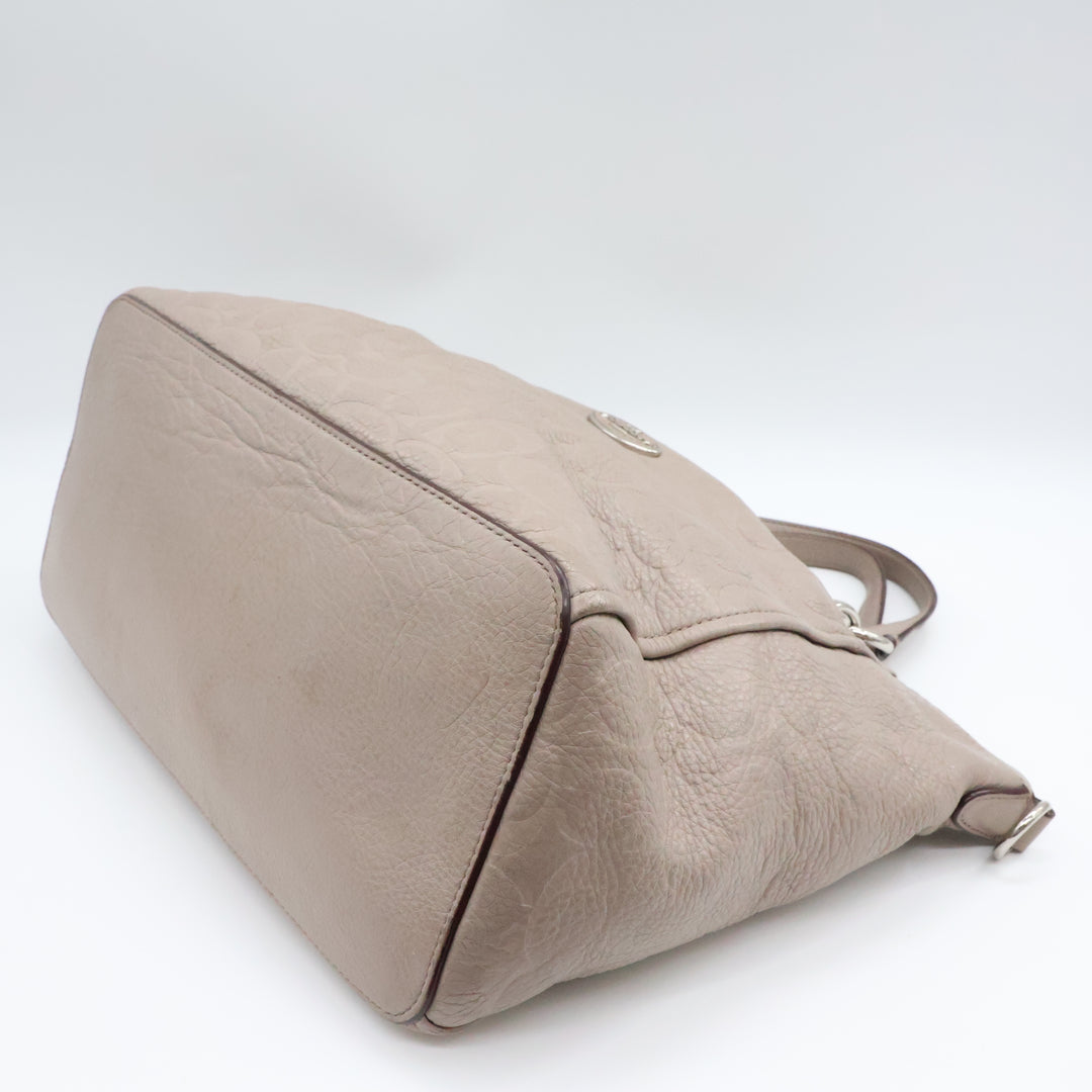Coach Grey Carryall Handbag