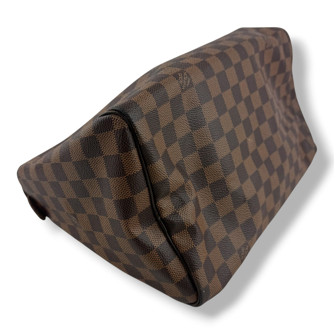 Louis Vuitton Speedy 30 Brown Damier Ebene Handbag