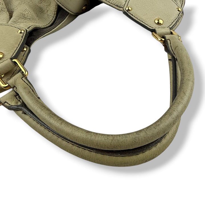 Louis Vuitton Monogram Olive Mahina Leather Surya Tote Bag