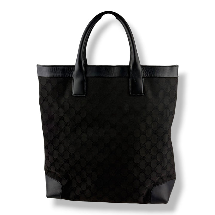 Gucci GG Canvas Black Tote Bag