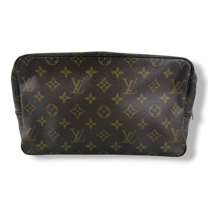 Louis Vuitton True Trousse 28 Brown Monogram Toiletry Pouch