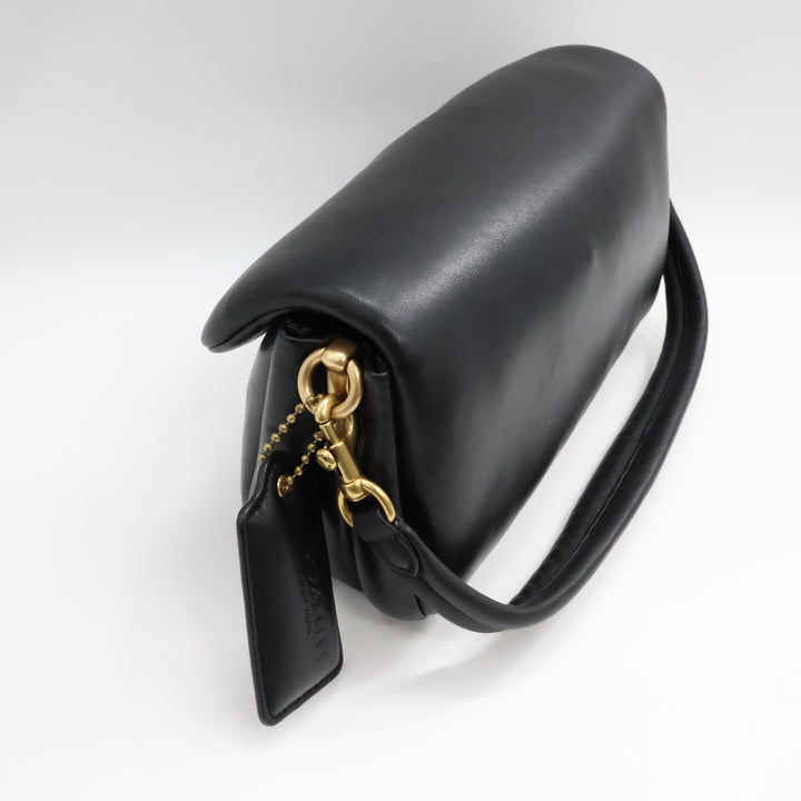 Coach Pillow Tabby 26 Black Leather Handbag