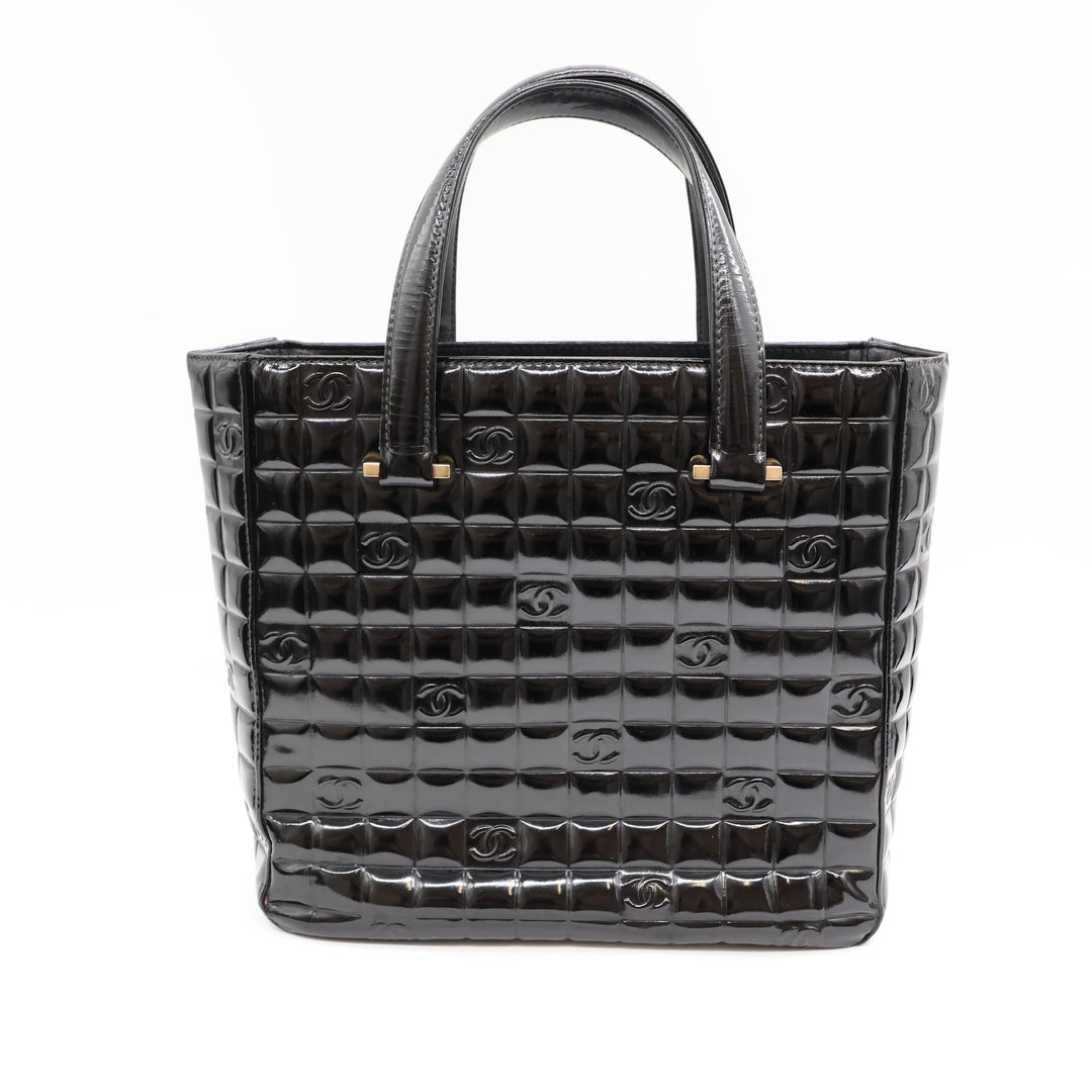 CHANEL Chocolate Bar Tote Bag Matelassé