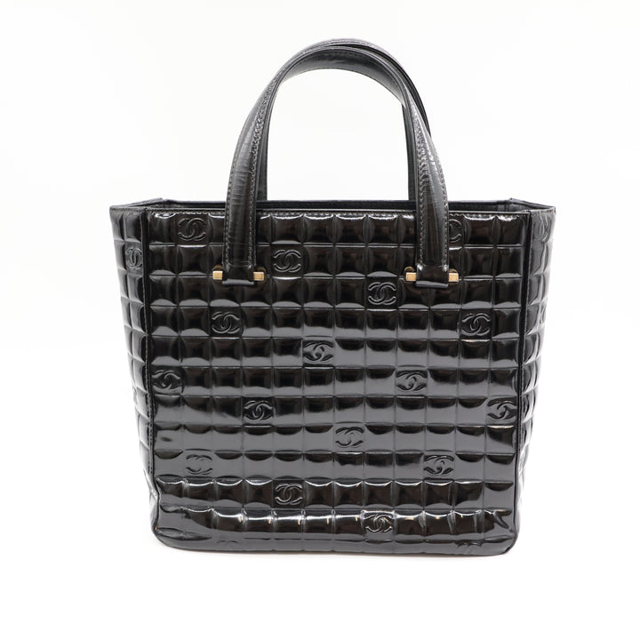 CHANEL Chocolate Bar Tote Bag Matelassé