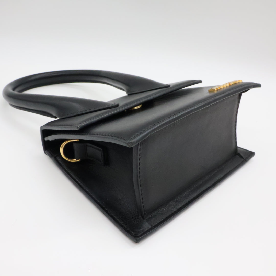 Jacquemus Le Chiquito Medium Black Moyen Crossbody Handbag