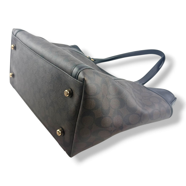 Coach Signature Baby Changing Brown Handbag