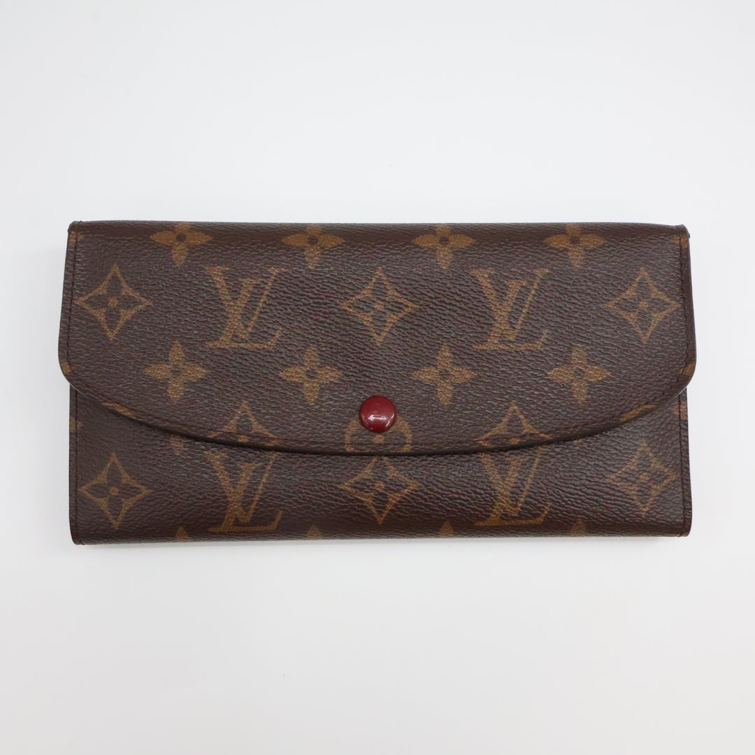 Louis Vuitton Emilie Brown Monogram Femme Wallet