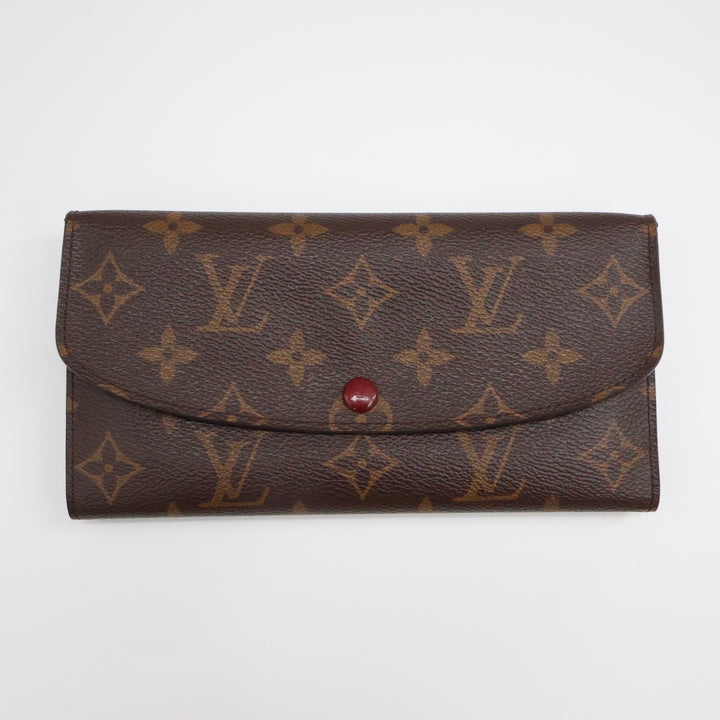 Louis Vuitton Emilie Brown Monogram Femme Wallet