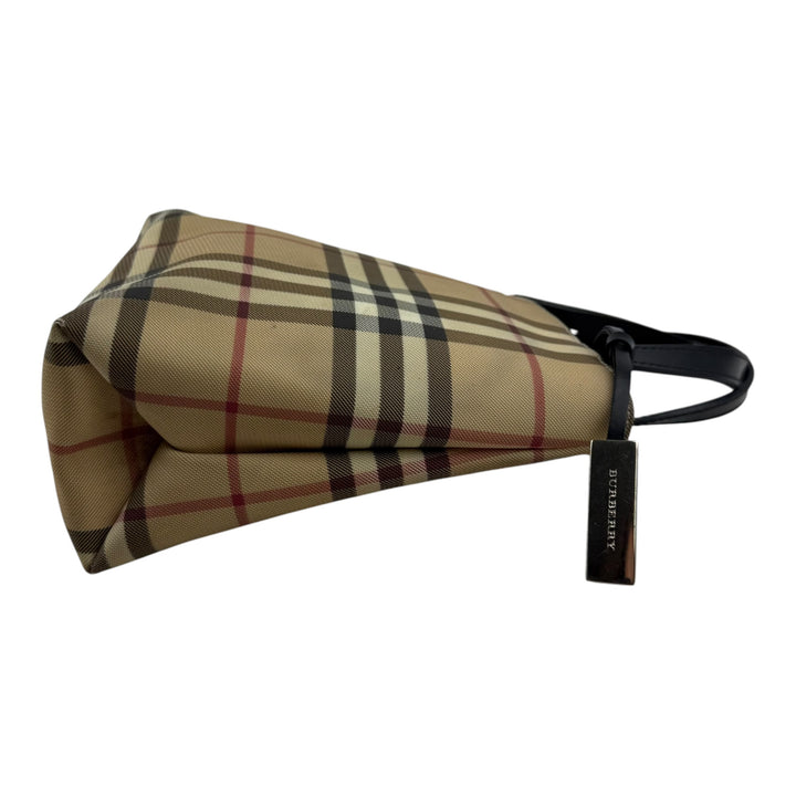 Burberry Nova Check Mini Beige Tote Handbag