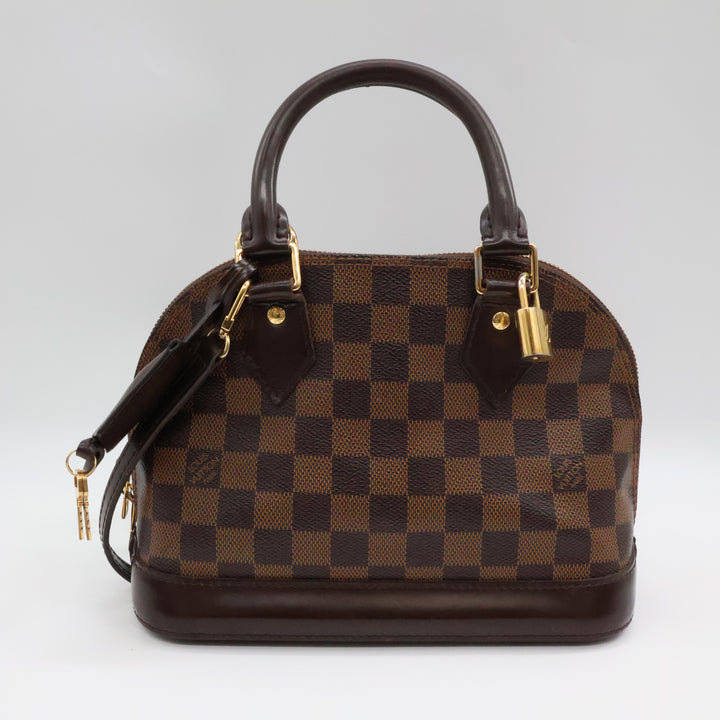 Louis Vuitton Brown Damier Ebene Alma BB Handbag