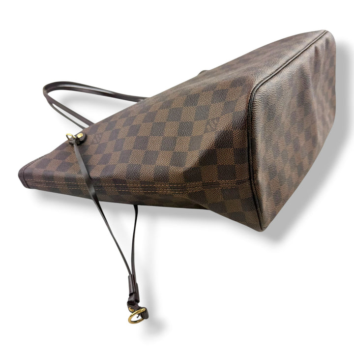 Louis Vuitton Brown Damier Neverfull MM Handbag