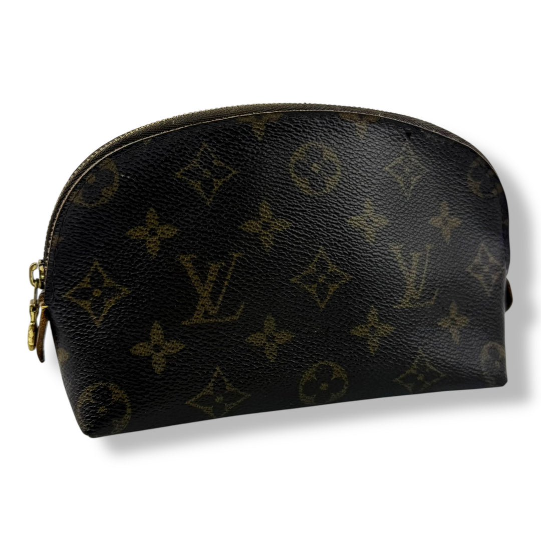 Louis Vuitton Brown Monogram PM Travel Cosmetic Pouch