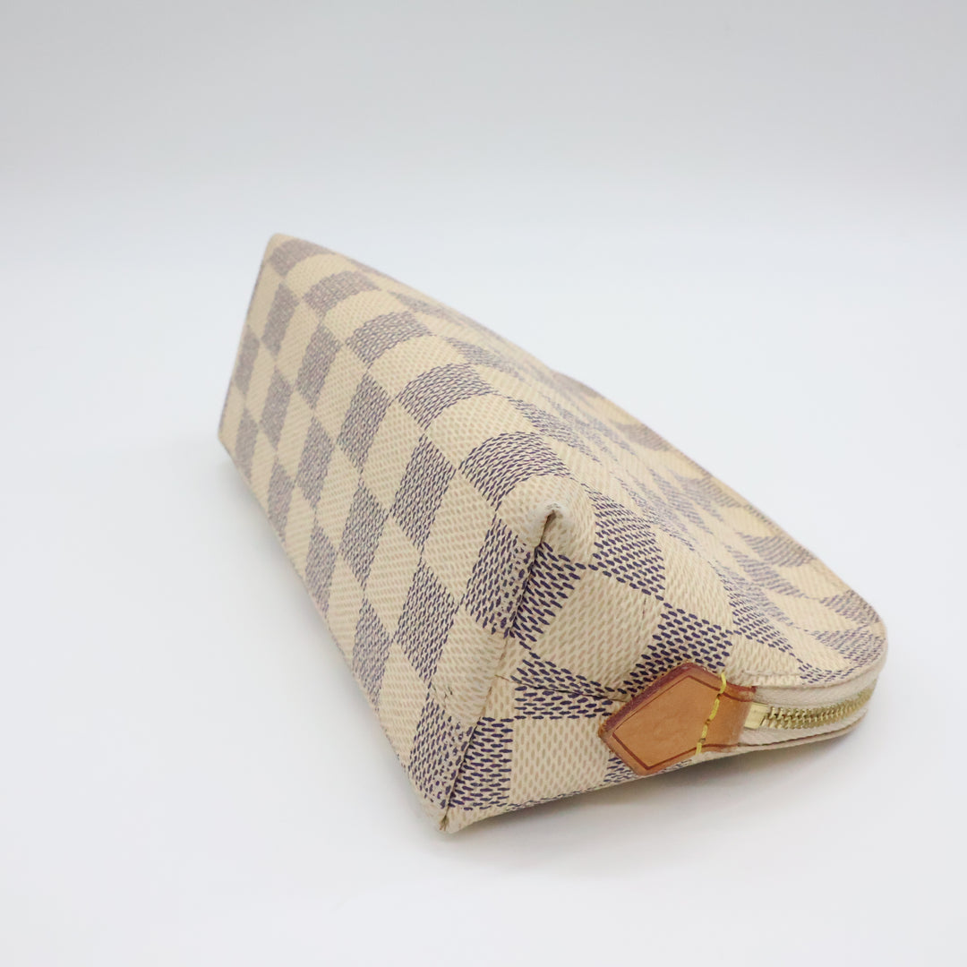 Louis Vuitton Damier Azur Travel Cosmetic PM Pouch