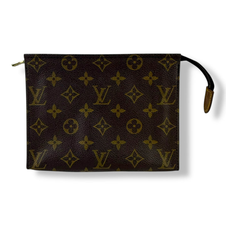 Louis Vuitton Vintage Brown Monogram Toiletry Pouch 19 Bag