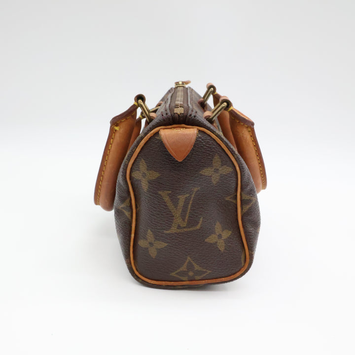 Louis Vuitton Nano Speedy Brown Monogram Handbag