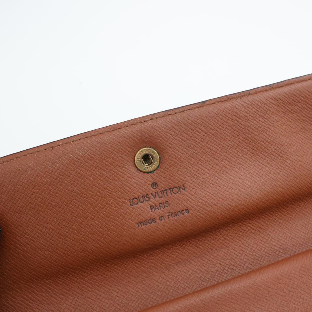 Louis Vuitton Trifold Brown Monogram Femme Wallet