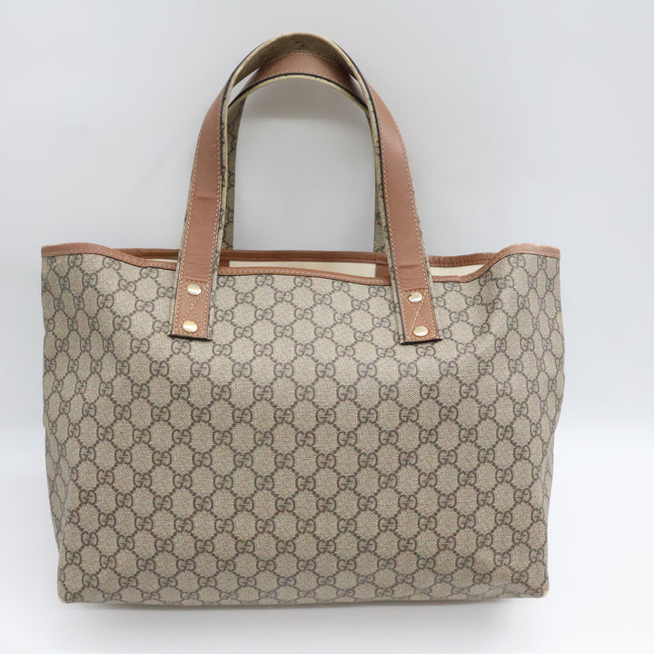 Gucci Canvas Beige\Brown Tote Handbag