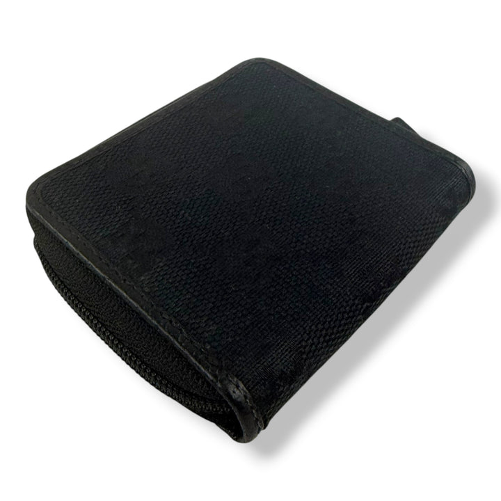 Gucci GG Black Canvas Coin Pouch