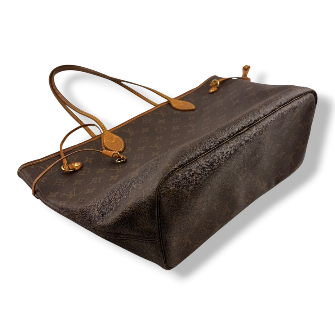 Louis Vuitton Brown Monogram Neverfull MM Handbag