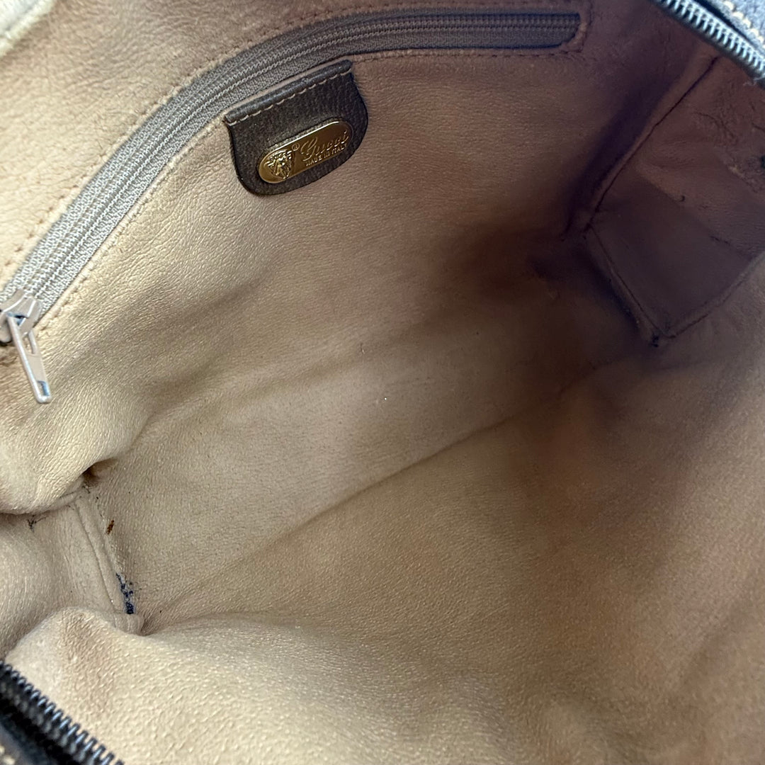 Gucci GG Vintage Beige Crossbody Bag