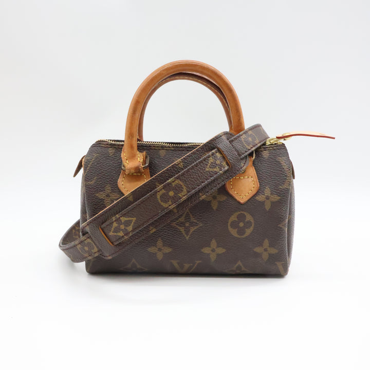 Louis Vuitton Nano Speedy Brown Monogram Handbag