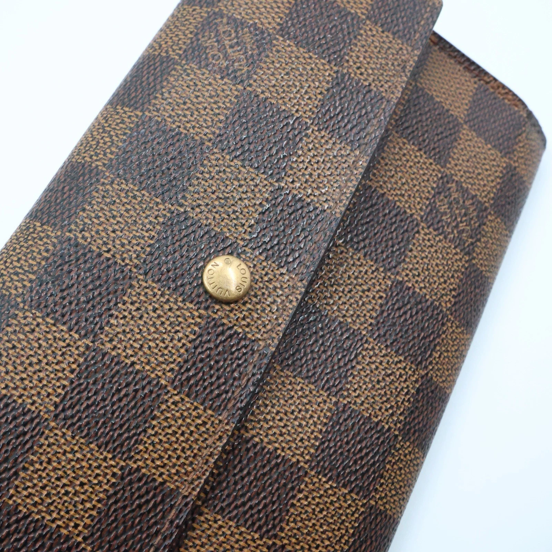 Louis Vuitton Trifold Brown Damier Femme Wallet