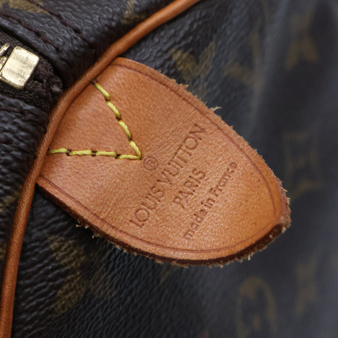 Louis Vuitton Brown Monogram Speedy 40 Handbag