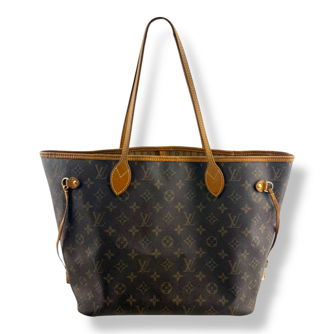 Louis Vuitton Brown Monogram Neverfull MM Handbag