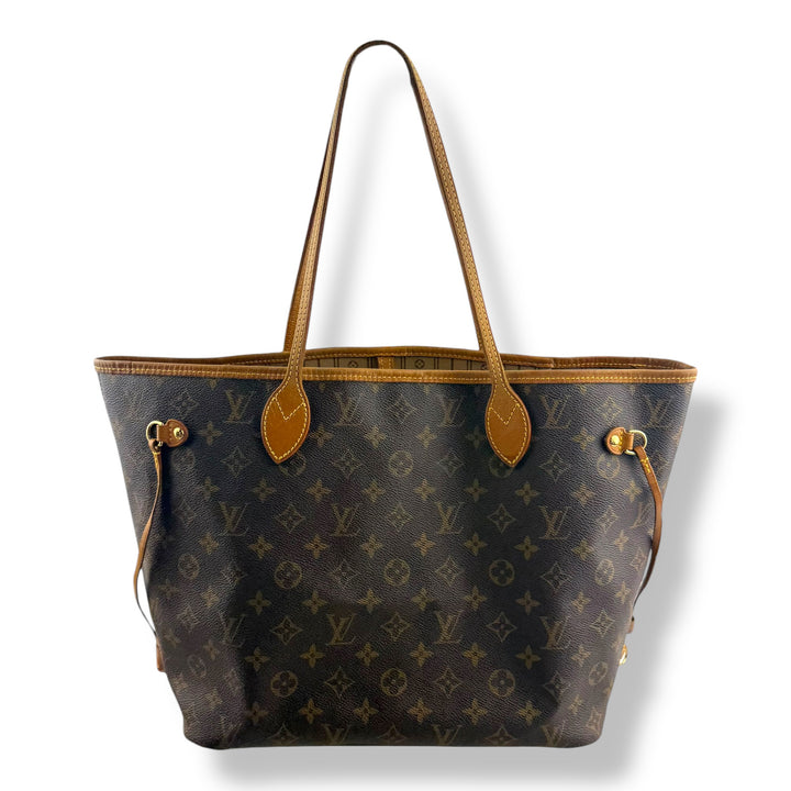 Louis Vuitton Brown Monogram Neverfull MM Handbag
