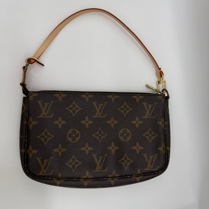 Louis Vuitton Pochette Accessories Brown Monogram Clutch Bag