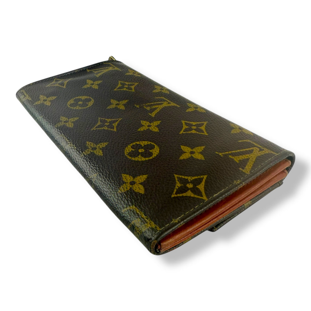 Louis Vuitton Vintage Brown Monogram Long Femme Wallet