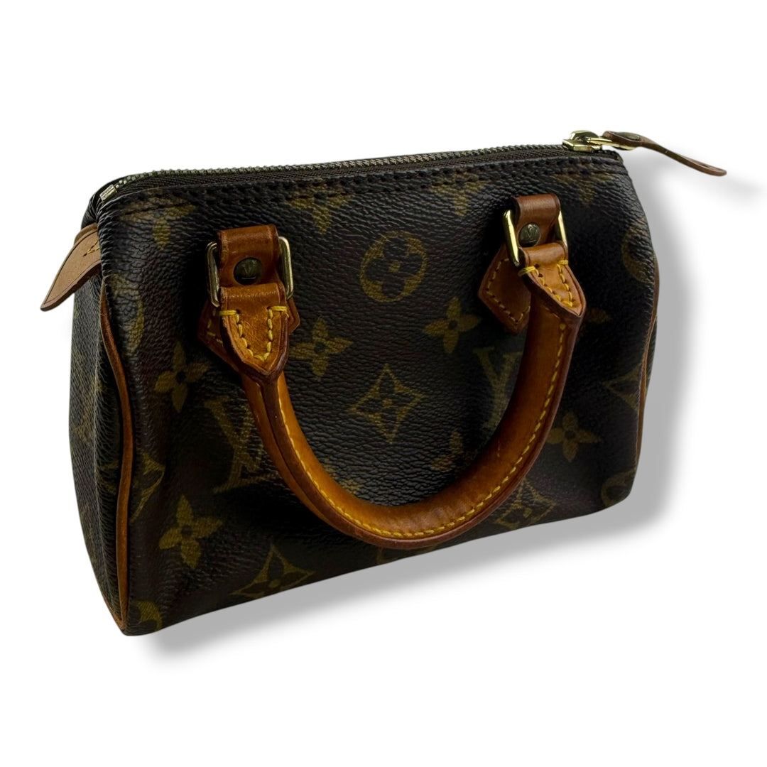 Louis Vuitton Nano Speedy Brown Monogram Handbag
