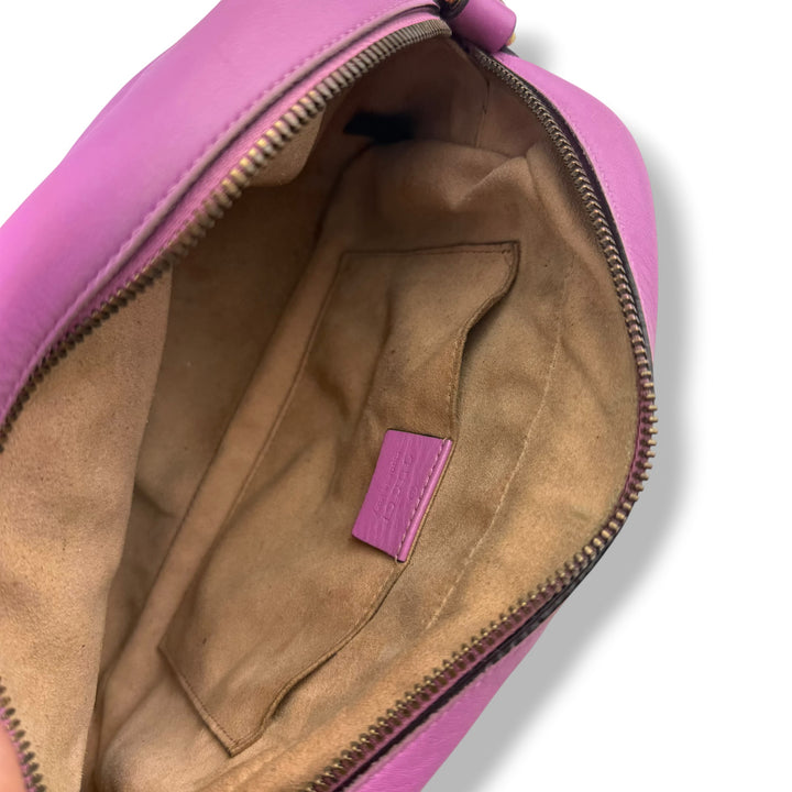 Gucci GG Marmont Purple Leather Small Handbag