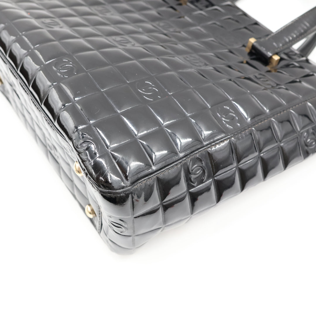 CHANEL Chocolate Bar Tote Bag Matelassé
