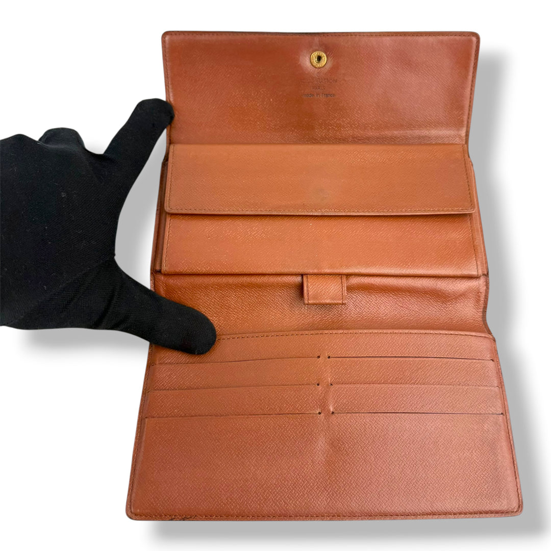 Louis Vuitton Trifold Brown Monogram Femme Wallet