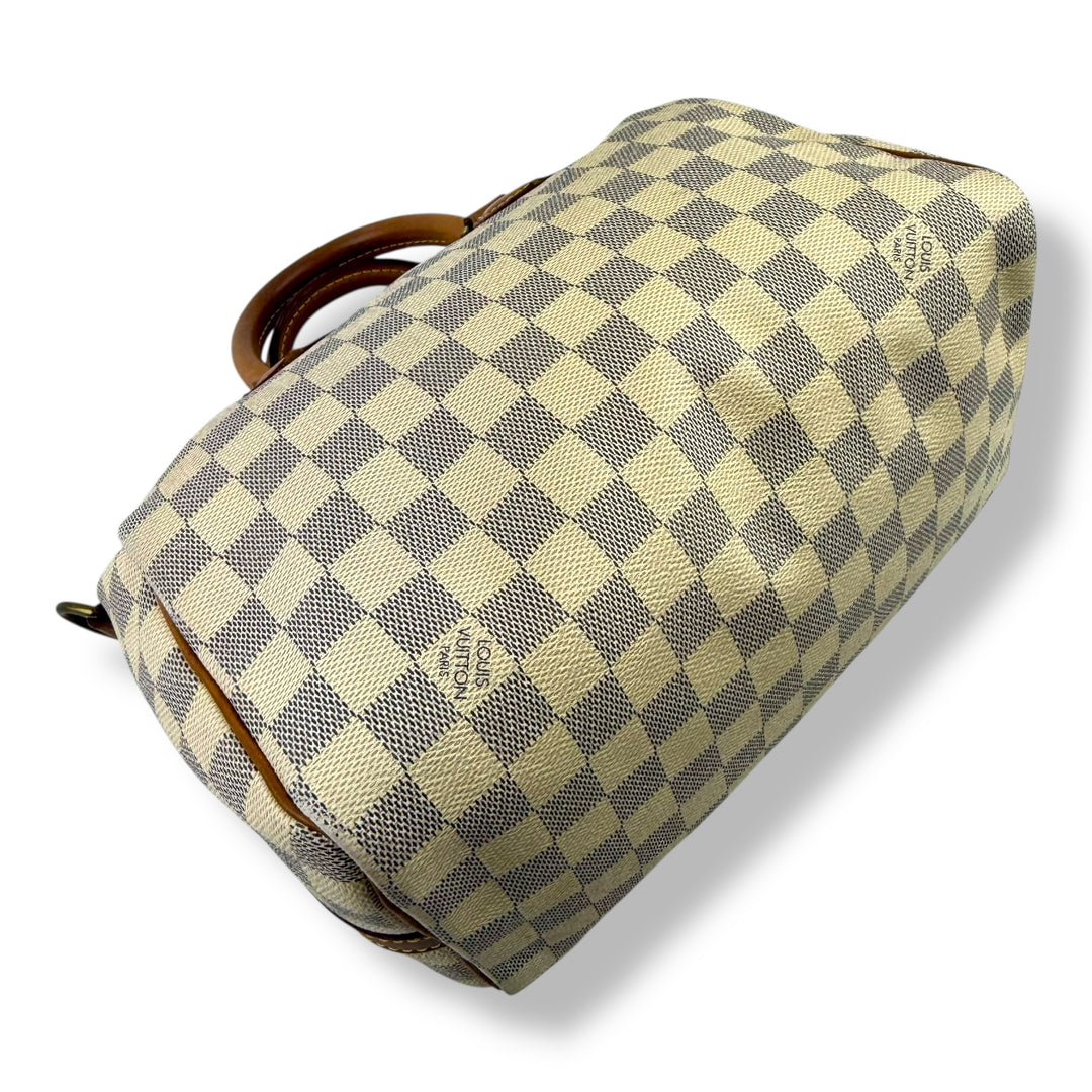 Louis Vuitton Damier Azur Speedy Bandouliere 25 Handbag
