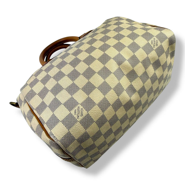 Louis Vuitton Damier Azur Speedy Bandouliere 25 Handbag