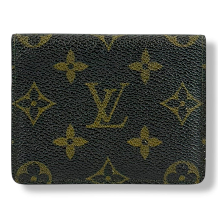 Louis Vuitton Vintage Brown Monogram Card Wallet