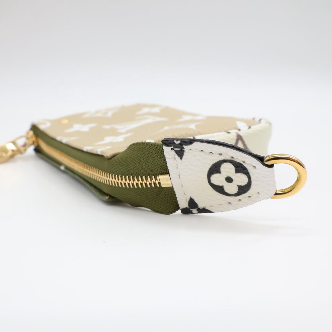 Louis Vuitton Limited Edition Giant Monogram Mini Pochette Accessoires Khaki