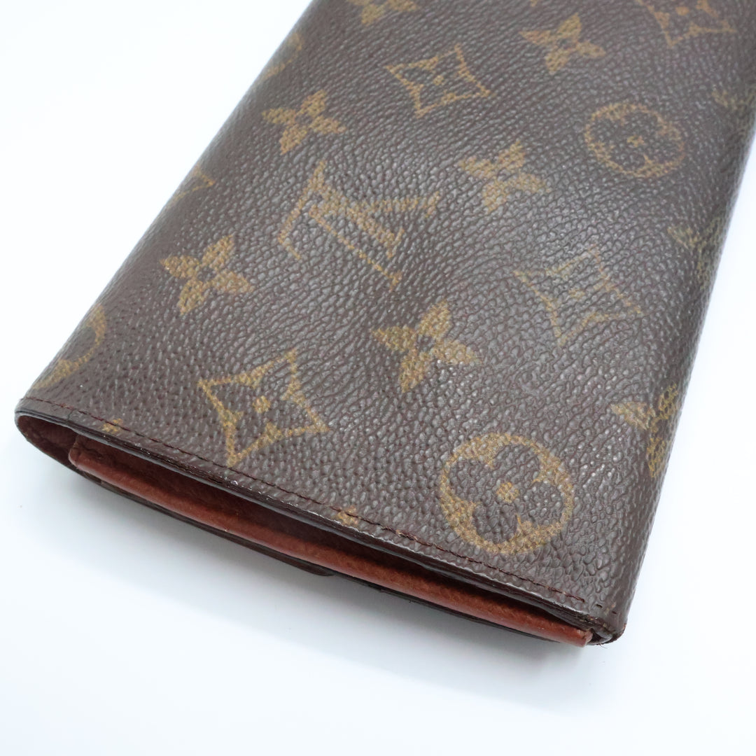 Louis Vuitton Sarah Brown Monogram Femme Wallet 8602