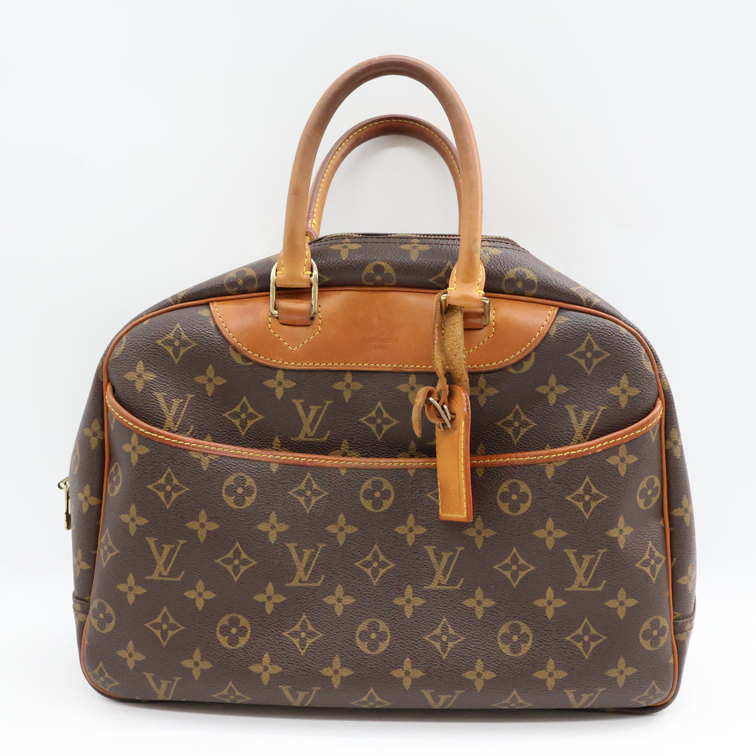 Louis Vuitton Brown Monogram Deauville Handbag