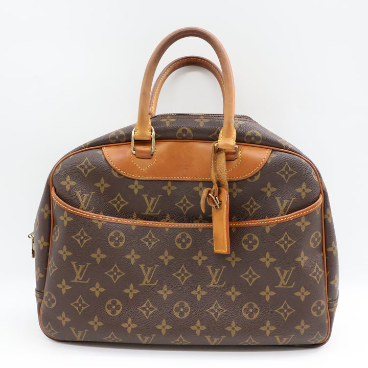 Louis Vuitton Brown Monogram Deauville Handbag