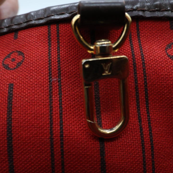 Louis Vuitton Brown Damier Neverfull MM Handbag