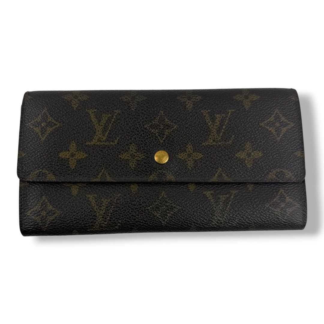 Louis Vuitton Vintage Sarah Brown Monogram Femme Wallet 7718