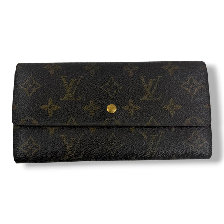 Louis Vuitton Vintage Sarah Brown Monogram Femme Wallet 7718