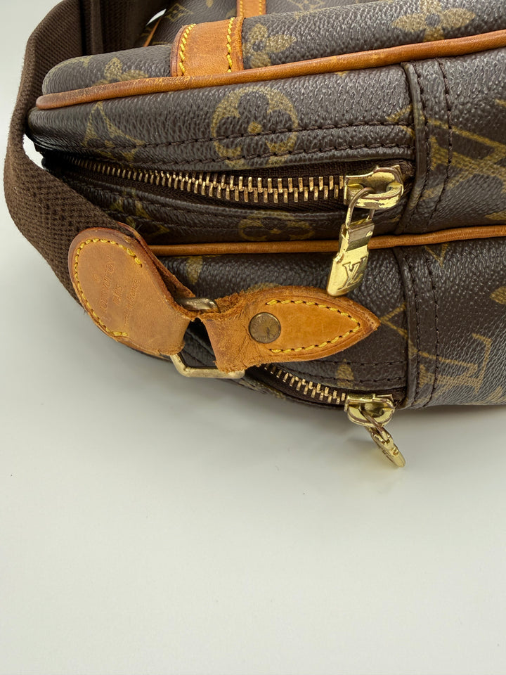 Louis Vuitton Brown Monogram Reporter PM Shoulder Bag